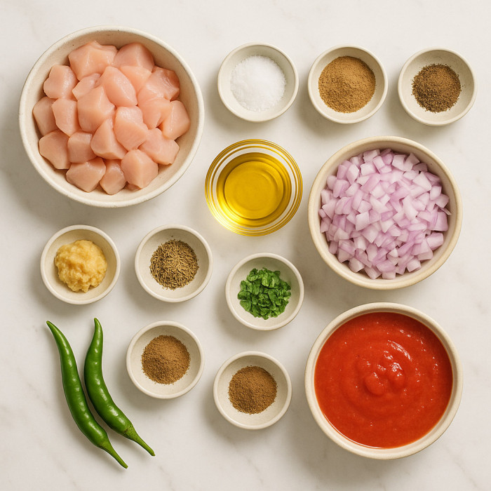 Chicken Pot Without Bones ingredients