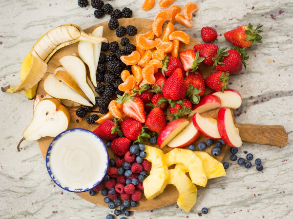 Greek Yogurt Dip with Vanilla and Maple