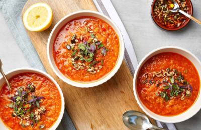 Turkish Red Lentil Soup for Vegans