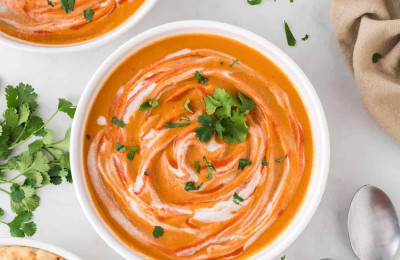 Spicy Vegan Carrot Soup Made in the Instant Pot®
