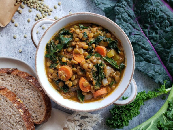 Hearty Green Vegan Soup