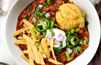 Sweet and Spicy BBQ Pork Chili