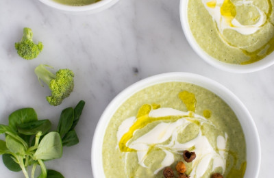 Broccoli Quinoa Cream Soup