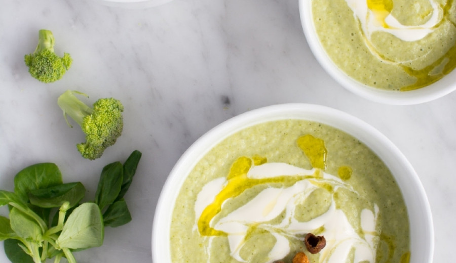 Broccoli Quinoa Cream Soup