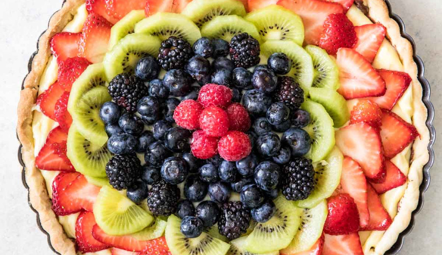 Hearty Fall Fruit Tart