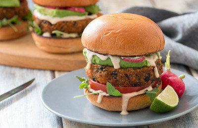 Quinoa and Black Bean Vegetable Burgers