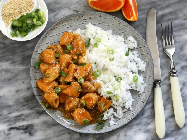 Quick Orange Chicken in the Instant Pot®
