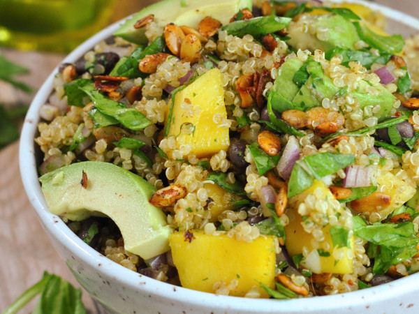 Quinoa Tossed in Chipotle-Lime Dressing