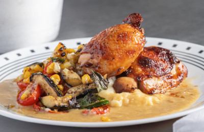 Brined Chicken with Apple Flavor