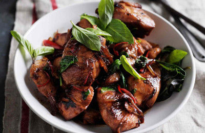 Fiery Thai Basil Chicken