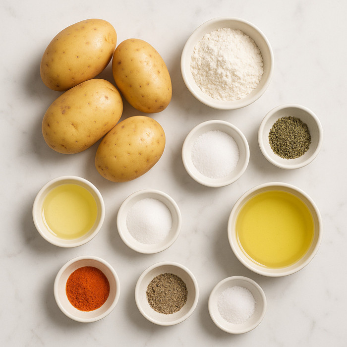 Crunchy Potato Twists ingredients