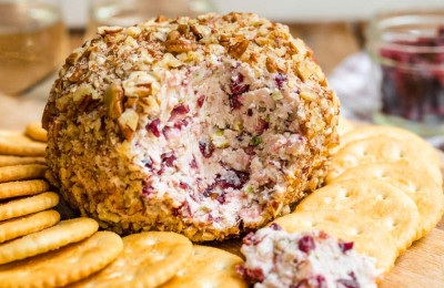 Cheese Ball with Pears and Pecans