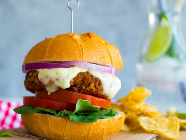 Burgers with Basil