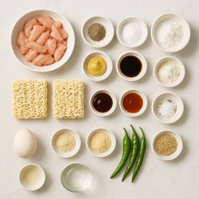 Zesty Chicken Noodle Dish ingredients