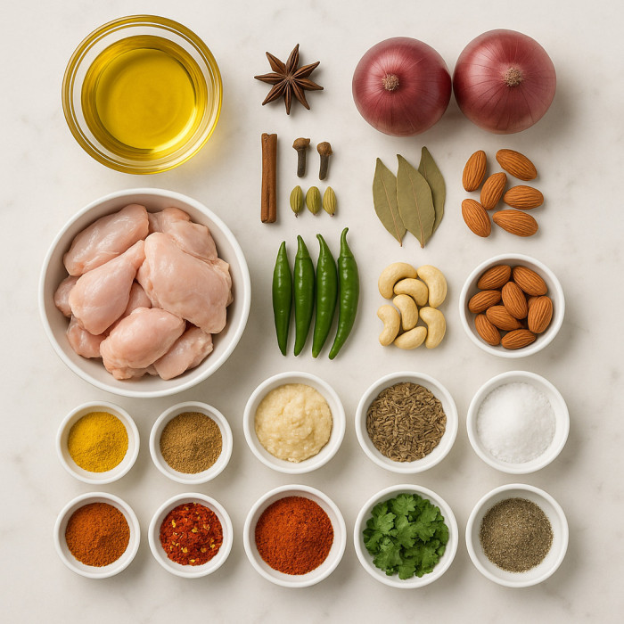 Almond Curry Fit for Royalty ingredients