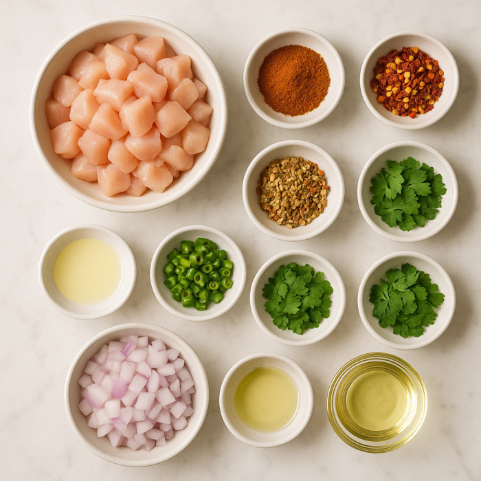 Zesty Chicken Fritters ingredients