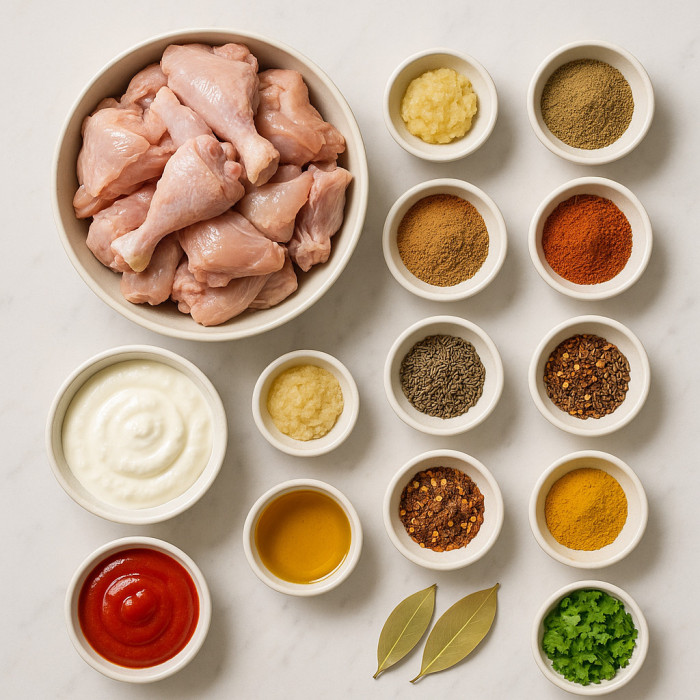 Zesty Spiced Chicken Fry ingredients